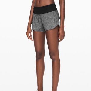 Lululemon Speed up 4” Heather Lux Multi Black